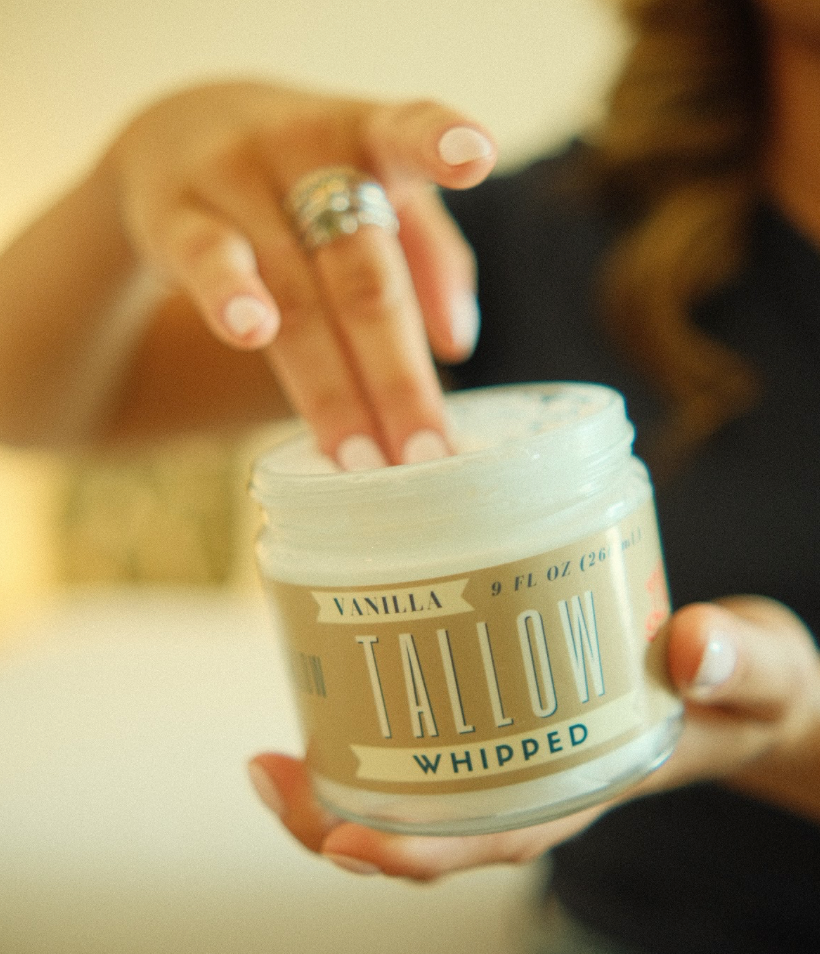 Vanilla Whipped Tallow Moisturizer – 120,000+ Sold | Premium Beef Tallow Skincare | Lady May Tallow