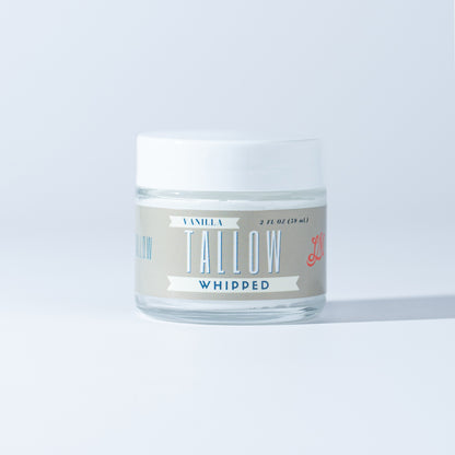 Vanilla Whipped Tallow Moisturizer | 100% Natural Skincare - WHOLESALE