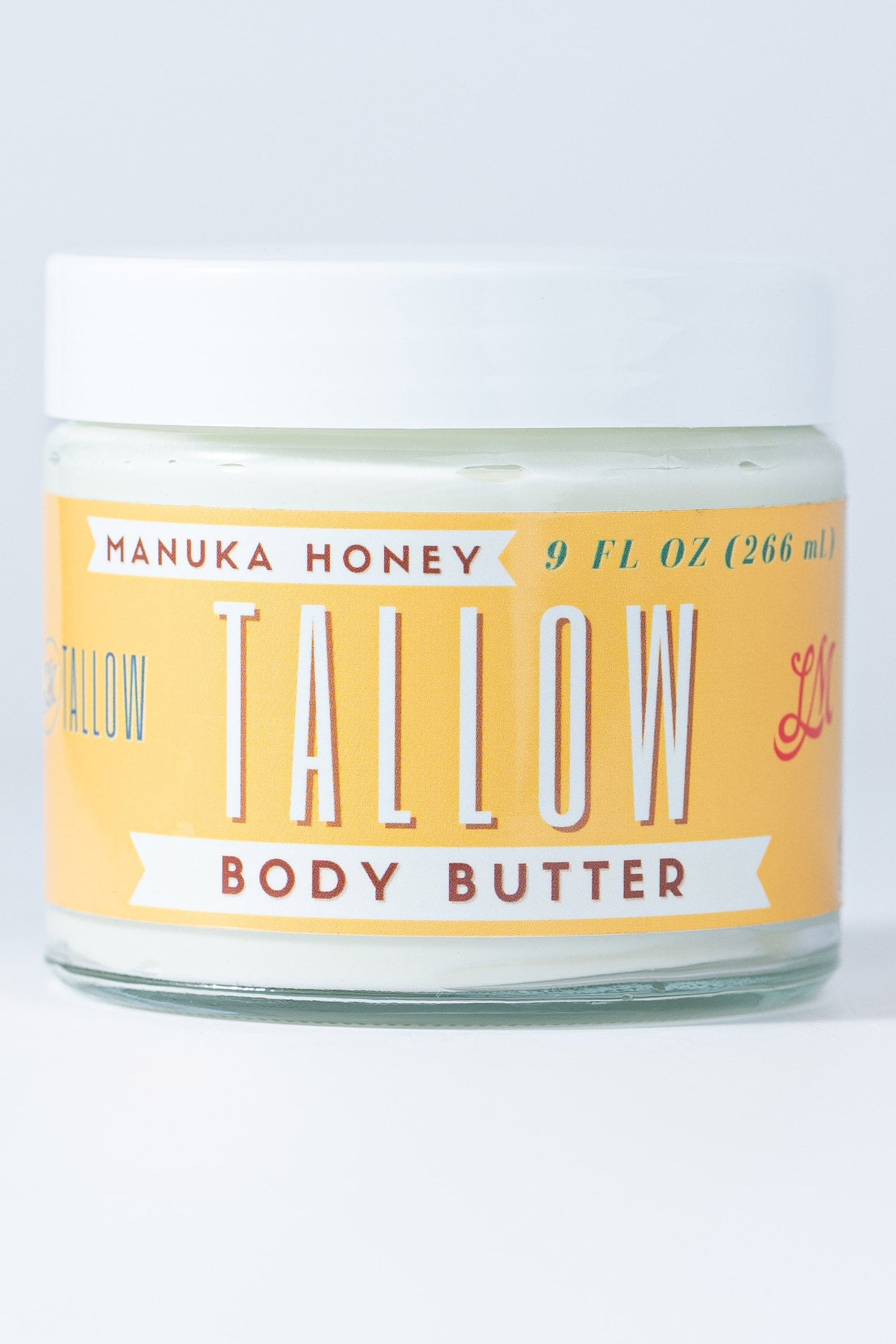 Manuka Honey + Rosehip Tallow Body Butter | Grass-Fed Beef Tallow | Lady May Tallow