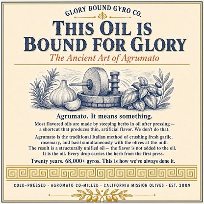Glory Bound Extra Virgin Olive Oil, 16 oz