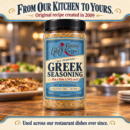 Glory Bound Gyro Co. All-Purpose Greek Seasoning — 16 oz