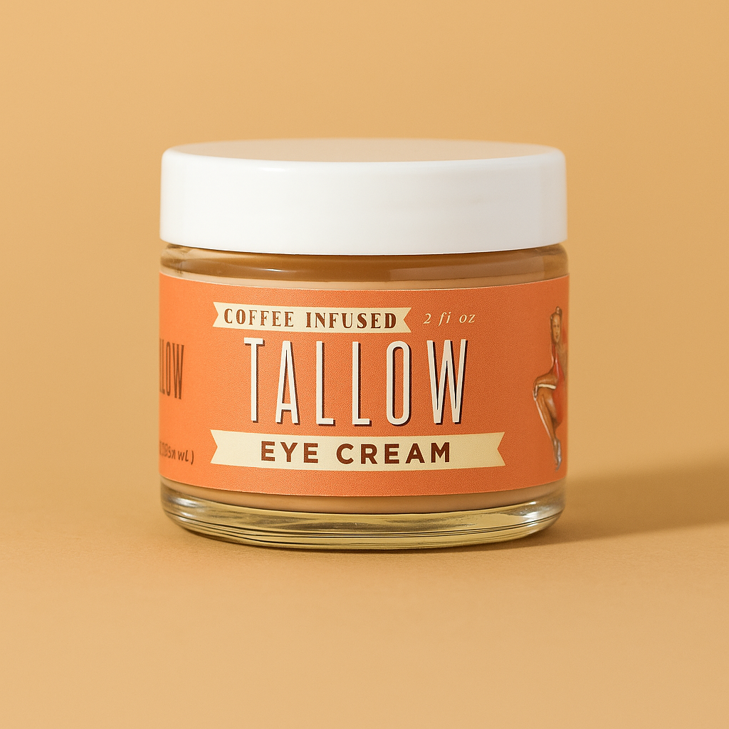 Lady May Coffee-Infused Tallow Eye Cream – Brighten, Firm & Revitalize Naturally