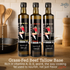 Premium Grass-Fed Beef Tallow Cooking Oil - Restaurant-Proven | Choose Your Flavor bottles in kitchen, original lemon pepper and rosemary garlic