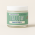 Unscented Whipped Tallow – All-Natural Moisturizer | Pure Beef Tallow Cream for Face & Body |Lady May Handmade, Preservative-Free Skincare jar
