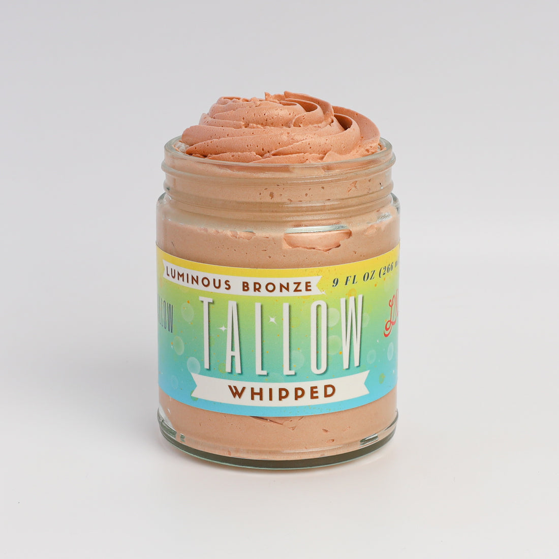 Luminous Bronze Whipped Tallow Moisturizer - Natural Bronzing Body Butter with Mica