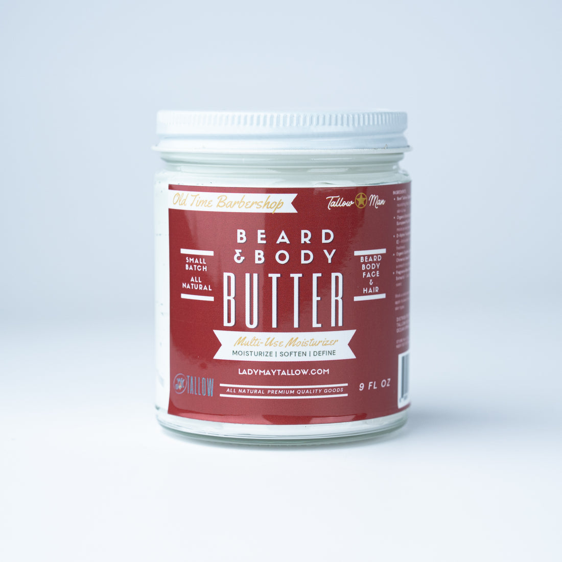 Old Time Barbershop All-Natural Beard Butter &amp; Skin Care For Men