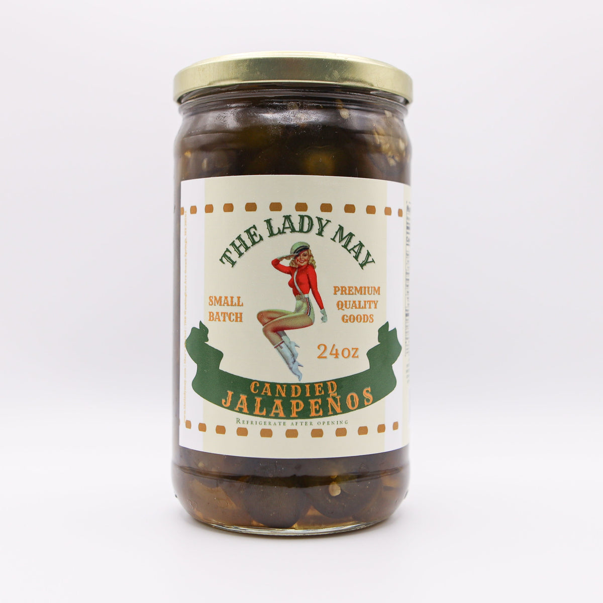 Lady May Sweet Heat Candied Jalapeños – 2 Pack (24oz)