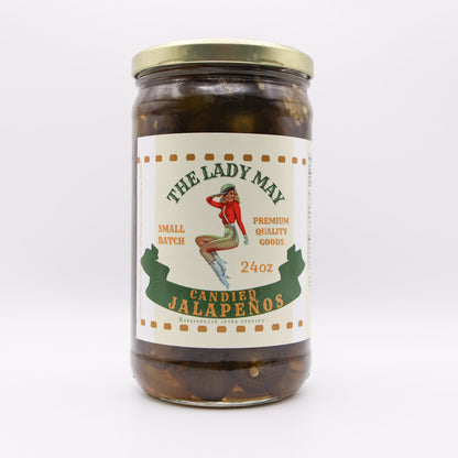 Lady May Sweet Heat Candied Jalapeños – 2 Pack (24oz)