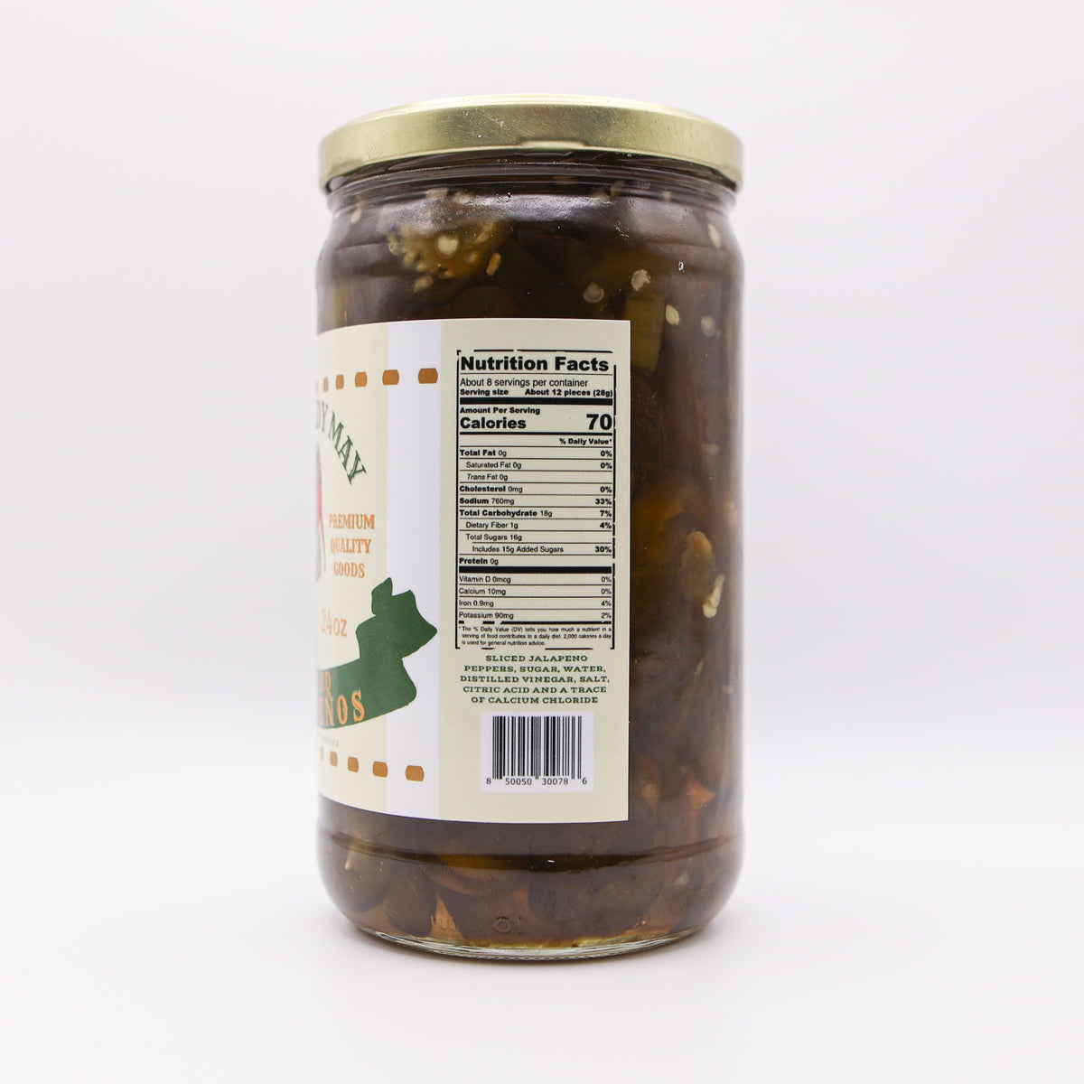Lady May Sweet Heat Candied Jalapeños – 2 Pack (24oz)